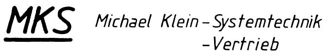 MKS &nbsp; Michael Klein - Systemtechnik 
- Vertrieb