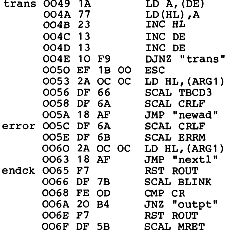 Assembler-Listing