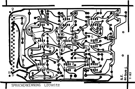 SPRACHERKENNUNG &nbsp; Lötseite