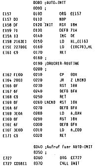 Assembler-Listing