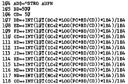 BASIC-Listing